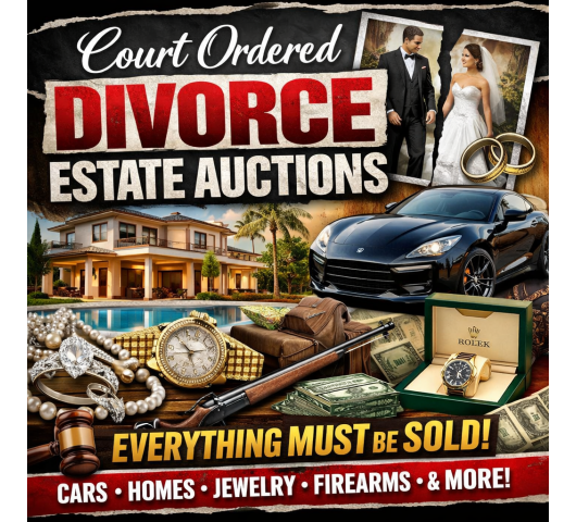 Court-Ordered Divorce Estate Auctions | Bid Online on Homes, Vehicles, Jewelry & More